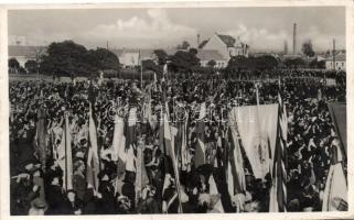 Losonc, Felvidék felszabadulásának emlékére, ünnepség, bevonulás / entry of the Hungarian troops (fa)