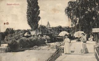 Balatonfüred, kiadja Hordós Ferencz fűszer és vegyeskereskedése (ázott / wet damage