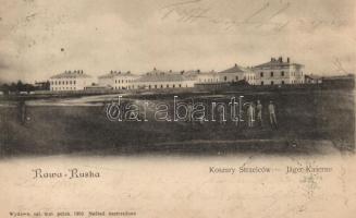 Rava-Ruska, Rawa Ruska; Koszary Strzelców, Jäger-Kaserne / artillery barracks