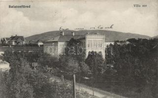 Balatonfüred, villa sor, kiadja Koller Károly utóda