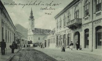 Baja, Kávézó és közért, kiadja Kollár A. (fa)