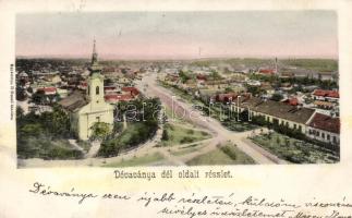 Dévaványa, déli oldal, templom, Berkovics D. Dezső kiadása