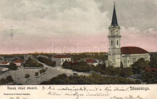 Dévaványa, északi oldal, templom, Berkovics D. Dezső kiadása