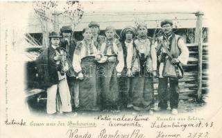 1899 Selatin, Seletyn; Hutzul folklore