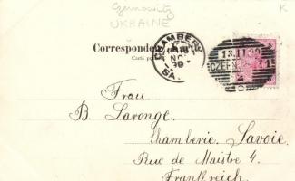 1899 Selatin, Seletyn; Hutzul folklore