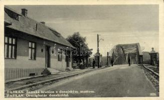 Párkány, országhatár, Duna híd / border, bridge (EK)