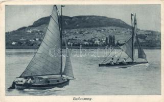 Badacsony, Balaton, vitorlás hajók