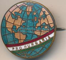 DN "Pro Hungaria" zománcozott jelvény "MORZSÁNYI BUDAPEST" gyártói jelzéssel (26mm) T:2