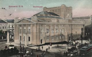 Katowice, Kattowitz; Stadttheater / theatre