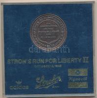 Amerikai Egyesült Államok 1985. "Stroh futása a Szabadság-szoborért II" Br emlékérem a Sza...