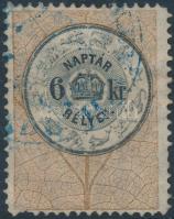 1880 6kr Naptárbélyeg