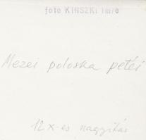cca 1931 Kinszki Imre (1901-1945): Mezei poloska petéi, pecséttel jelzett vintage fotóművészeti alko...