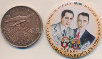 Bozó Gyula (1913-2004) 1991. "60 éves a magyar óceánrepülés Endresz György - Magyar Sándor / Ha...