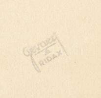 cca 1935 Thöresz Dezső hagyatékából, jelzés nélküli vintage fotó, 5,5x5,5 cm