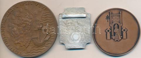 Észtország DN "Tallinn" Br emlékérem. Szign.: Gr.KK, H.Valk (59mm) + Finnország 1950. &quo...