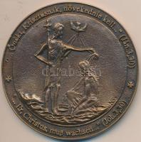 1973. "Esztergom Ezer Éves - Labor Műszeripari Művek" Br emlékérem (60mm) + Kóbor Sándor 2004. "Hódmezővásárhely - Johannita Lovagi Napok" Br emlékérem (79mm) T:2