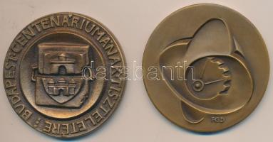 Fekete Géza (Dezső) (1939-) 1973. "Újító Mozgalom" Br emlékérem (60mm) + 1973. "Budap...