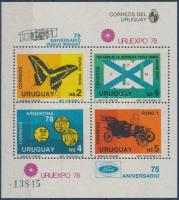 1978 URUEXPO nemzeti bélyegkiállítás blokk Mi 40