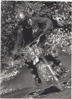 cca 1970-1980 Feczer Rezső: Cross, fotógrafikus eljárással készült vintage fotóművészeti alkotás szolarizálva, feliratozva, 24x16 cm