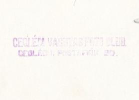 cca 1960 Markovics Ferenc (1936-): Agyagbányászok, feliratozott vintage szociofotó, 17x23 cm