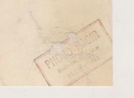 cca 1930-1940 Photo Hadir (Alep, Syrie): Magyar táncosnő vendégszereplése Szíriában, műtermi reklámf...