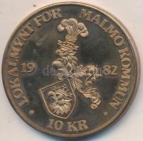 Svédország/Malmö 1982. "Szent Péter templom" 10K T:exPP Sweden/Malmö 1982. "Church of Saint Peter" 10 Kronor C:exPP