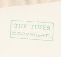 1948 Téli Olimpia, St. Moritz, Miss Jill Lindsay angol versenyző szép felugrása,a The Times archívum...