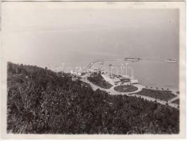 1929 Tihany, balatoni látkép, 9x12 cm