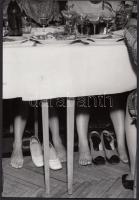 cca 1960-1970 Lakoma, ismeretlen szerző életképe, 28x19