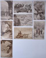 52 darabos gyűjtemény Mastroianni szobor-művészlapjaiból, különböző sorozatok / a collection of 52 Mastroianni's sculptochromie postcards from different series (Bucolica, Bible, Napoleon)