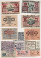 Ausztria 13db vegyes szükségpénz T:I,I-,II Austia 13pcs of mixed necessity notes C:UNC,AU,XF