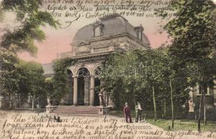 Debrecen, Margitfürdő, Pongrácz Géza kiadása (ázott / wet damage)