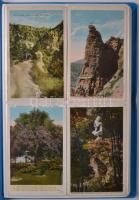 96 db USA városképes gyűjtemény albumban / 96 USA postcards in an album