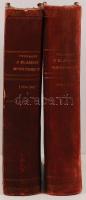1902-1905 Lipcse, Velhagen&Klasings: Monatshefte, 2 kötet félvászon kötésben / 1902-1905 Leipzig, Velhagen&Klasings: Monatshefte
