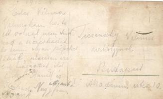 5 db az építkezési folyamatot jól mutató, régi képeslap a bécsi Ferenc József rakpartról / Wien - Vi...