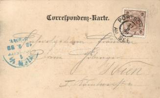 AUSZTRIA - 12 db hosszú címzéses városképes lap / 12 Austrian postcards from the turn of the 20th ce...