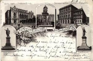 64 db Budapest lap vegyes minőségben, sok századfordulóssal