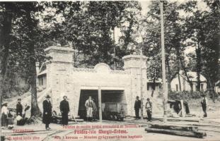 Tatabánya, VII. számú lejtős akna, Földes féle Margit Krém reklám