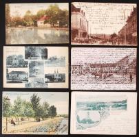 kb 300 db nagyrészt magyar városképes lap, kevés külföldi és motívumlappal, sok századfordulóssal, v...