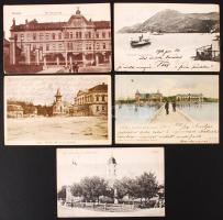 kb 300 db nagyrészt magyar városképes lap, kevés külföldi és motívumlappal, sok századfordulóssal, v...
