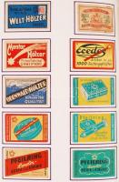 Németország  kb. 3800 db-os gyufacímke gyűjtemény, nagyon szépen feliratozva, albumba rendezve /
Ger...