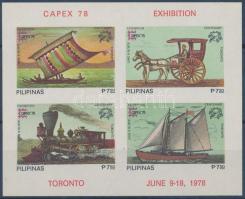 1978 CAPEX ´78 bélyegkiállítás blokk Mi 12 B