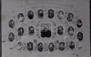 Stein György selyemtenyésztési főigazgató és felügyelőnők, Pancsovai magyar királyi selyem fonóda / director and female supervisors of a silk spinning mill (EK)