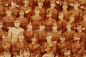 1890 K. und K. Infanterie Reg. Erzherzog Heinrich No. 51, gyalogos ezredről készült fotó kartonra ka...