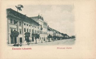 Lőcse, Fő utca / street