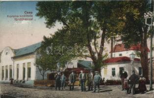 Csap, Korona szálloda, fürdőház, ital mérés / hotel, spa, liquor (EK)