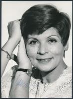 Tamási Eszter (1938-1991) műsorvezető, színésznő dedikált fotója