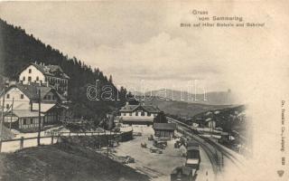 Semmering, Hotel Stefanie, Bahnhof / hotel, railway station