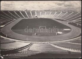 1958 Sportolók aláírása a Varsóból hazaküldött képeslapon (Mohácsi, Köves, Bogyay, Nyáry, Szegedi st...