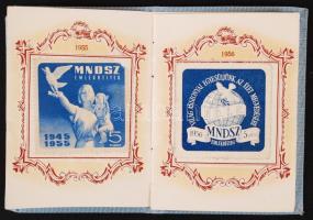 1954 Magyar Nők Demokratikus Szövetségének tagsági könyve benne szép tagdíjbélyegekkel